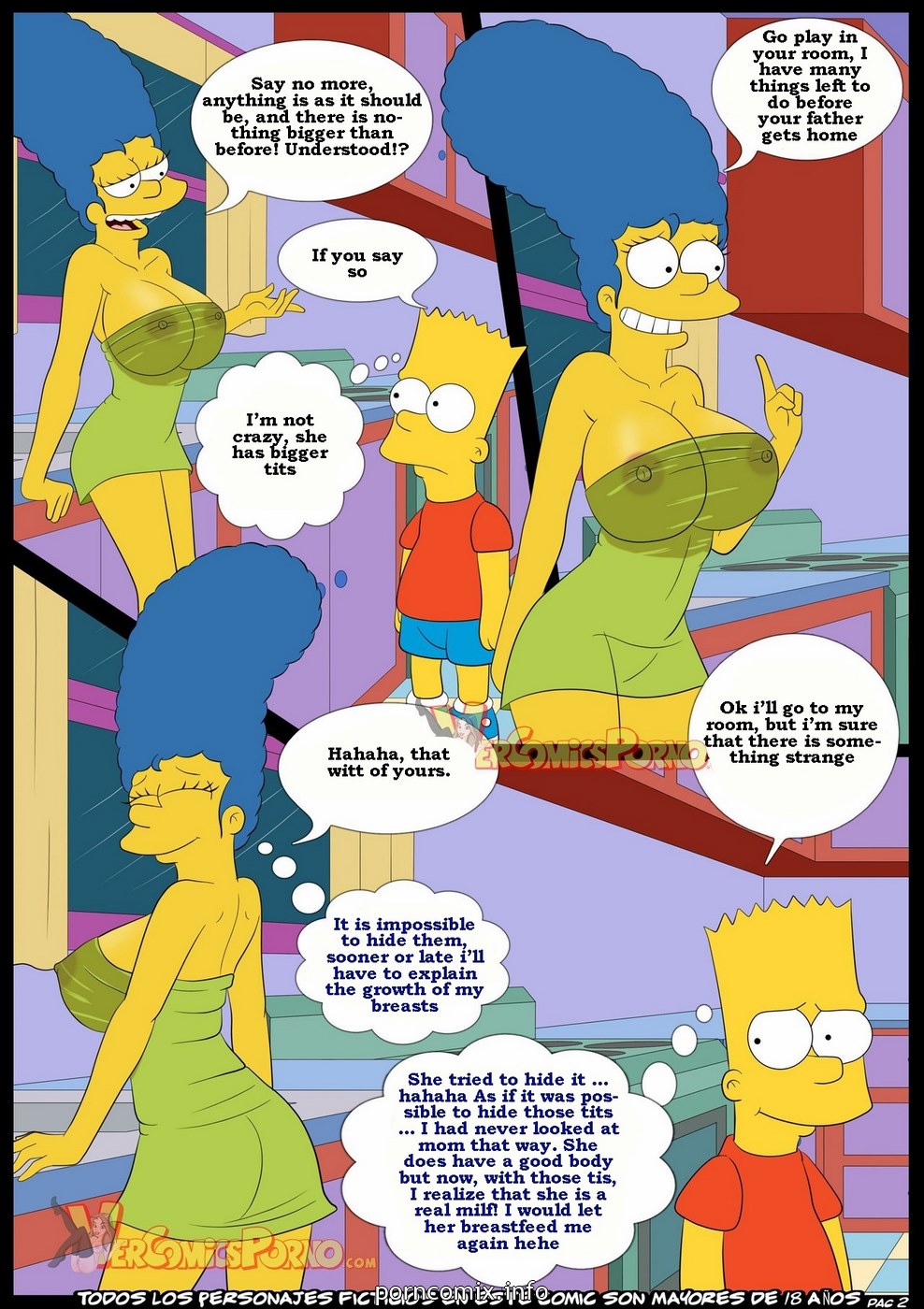 Порно Комиксы Симпсоны Часть 3