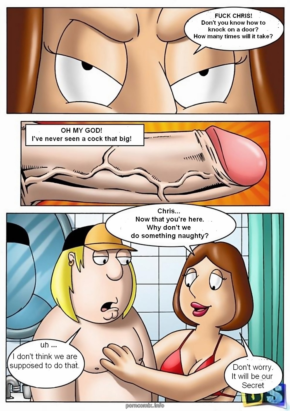 Порно Комиксы Инцест В Ванной