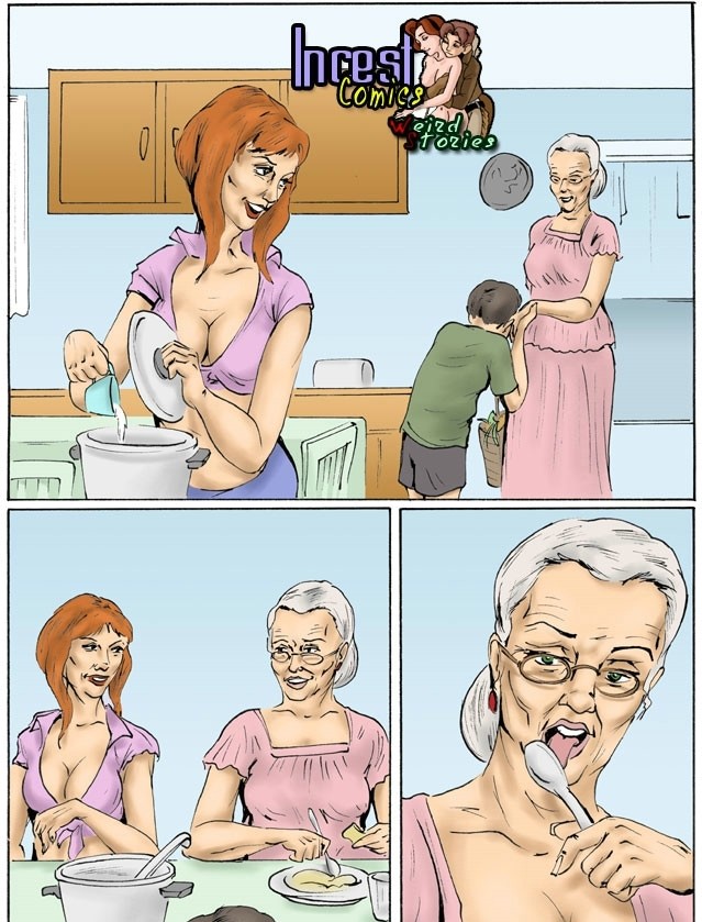 Инцест Комикс Бабушка 11