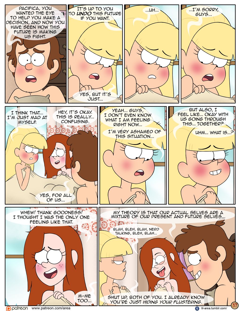 Порно Комиксы Гравити Следующим Утром