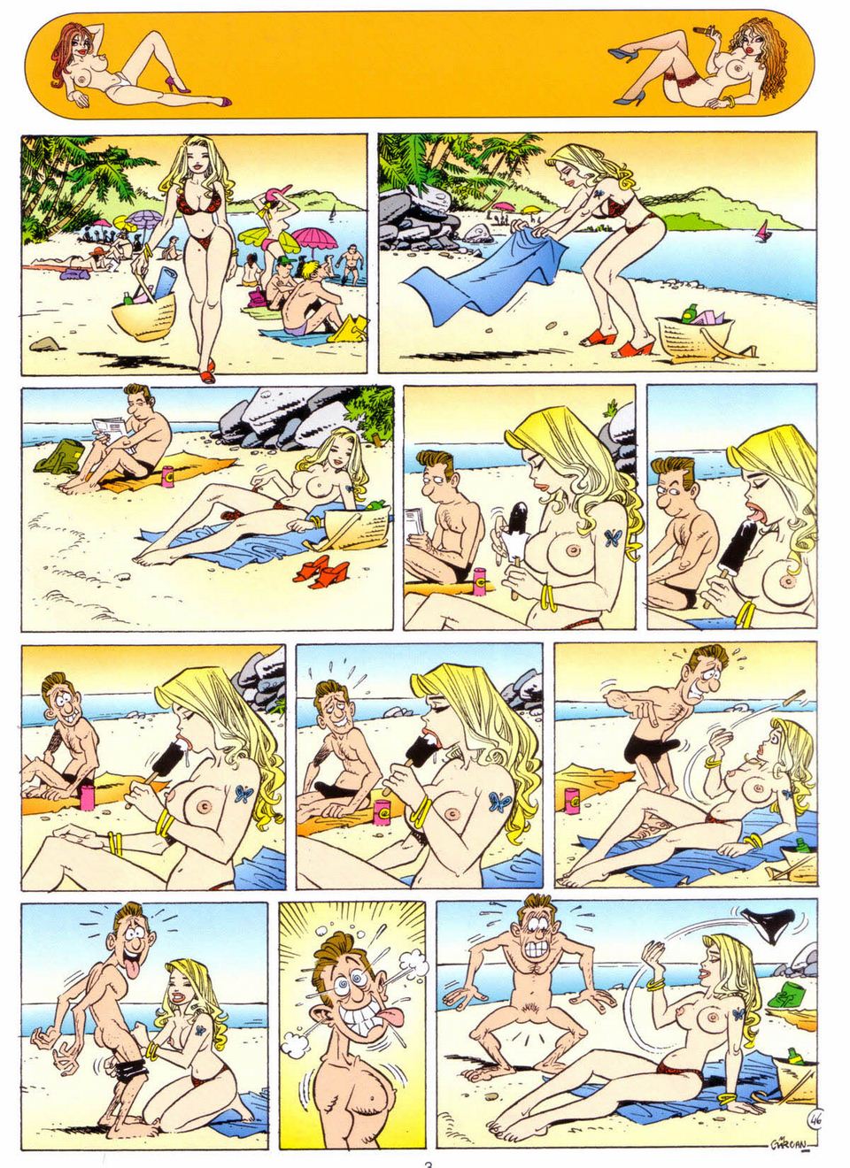 Porn comedy animation comic