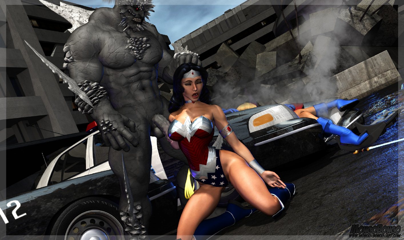 Power Girl-Wonder Woman Doomsday - Mongo Bongo.