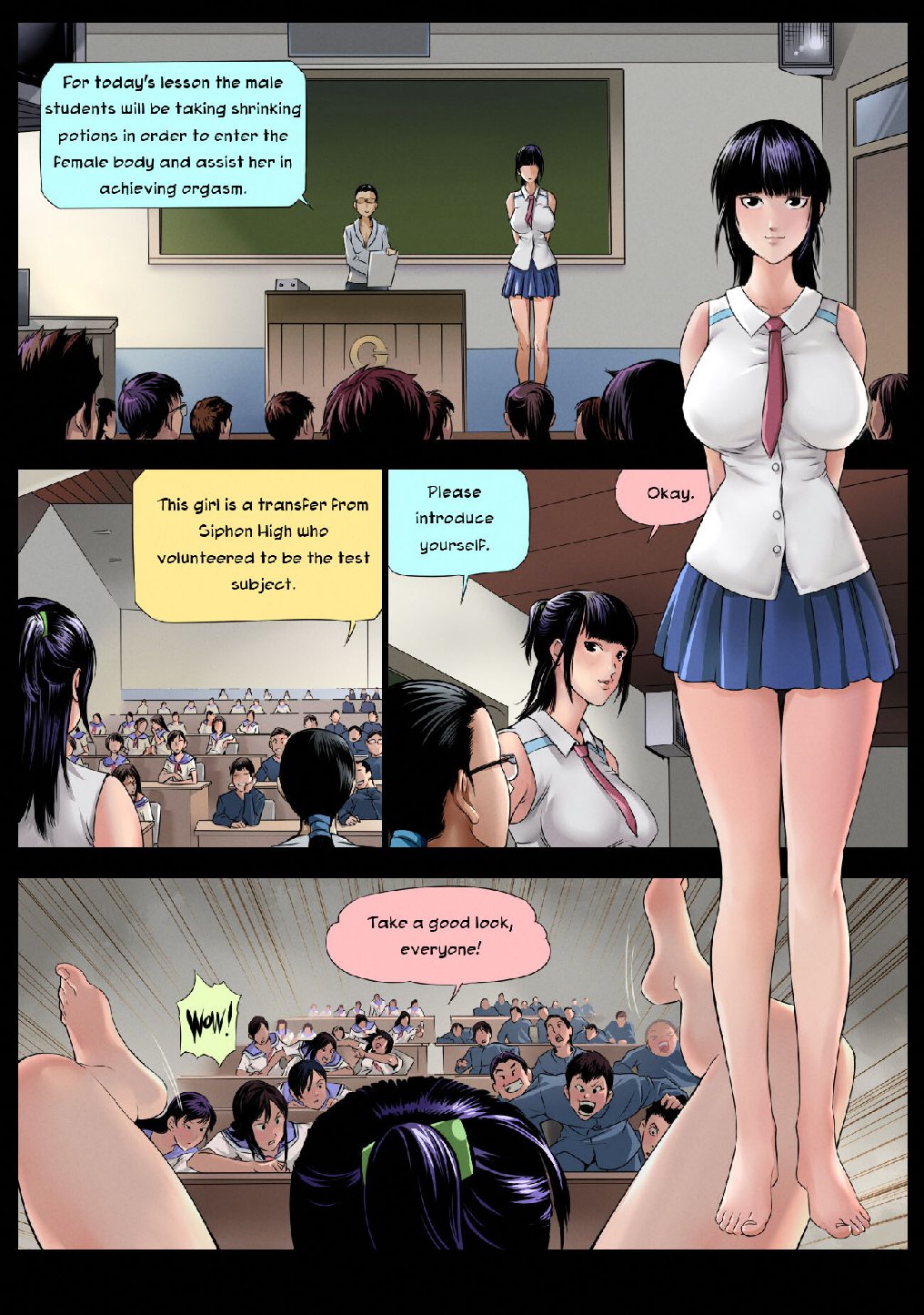 Comic porn sex education