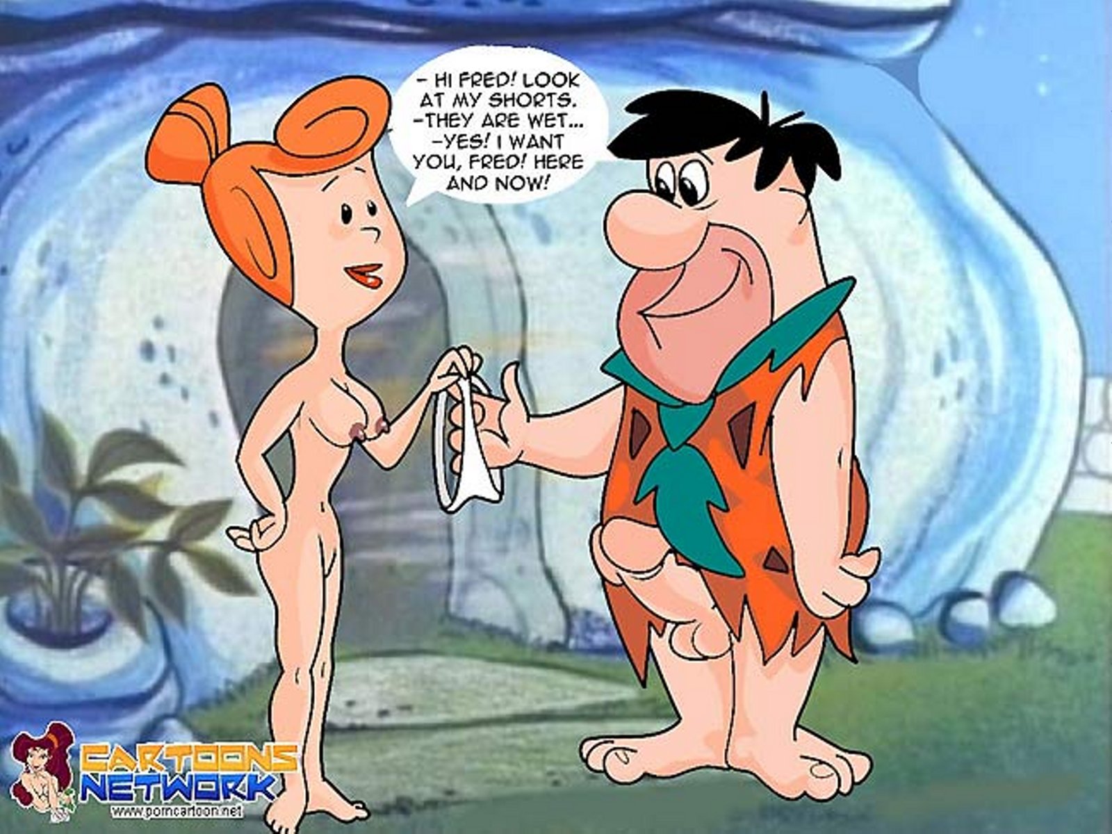 The Flintstones- Wet Wilma.