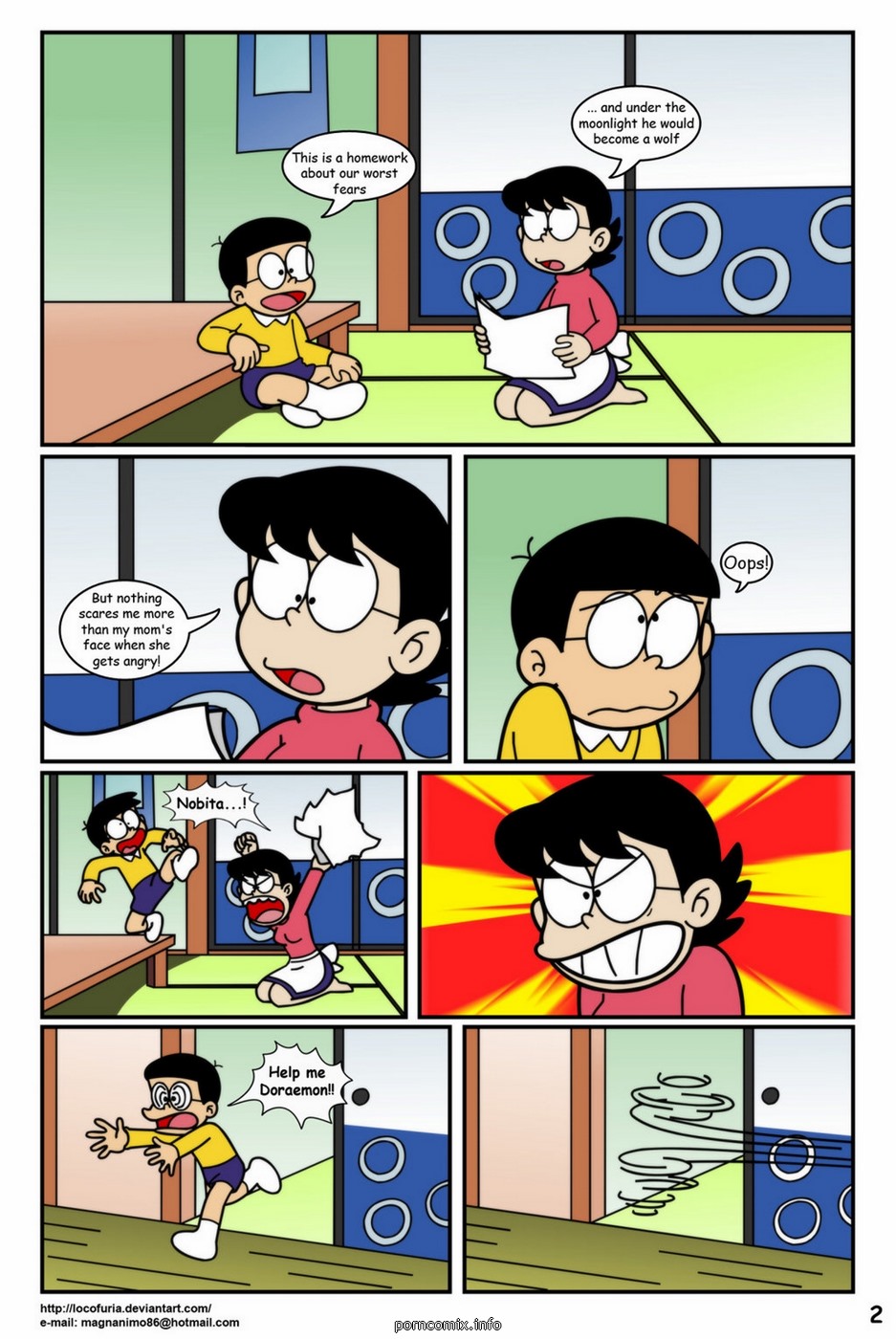 Doraemon porno comics