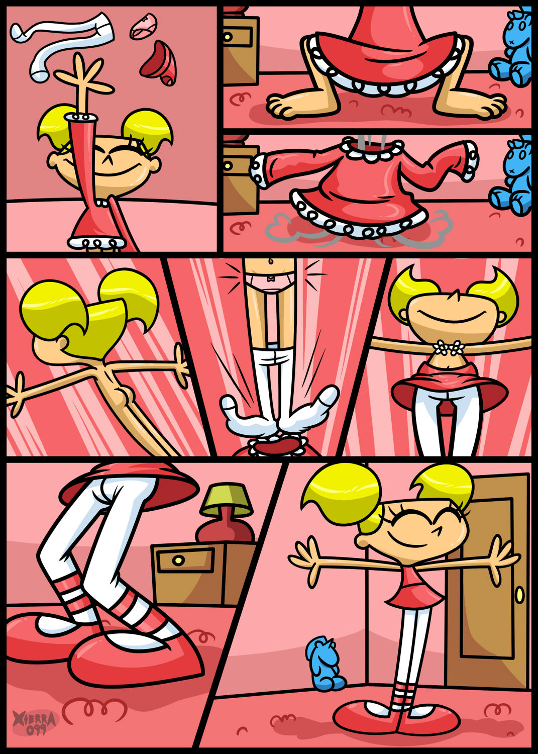 Dee Dee`s strips (Dexter`s Laboratory) .