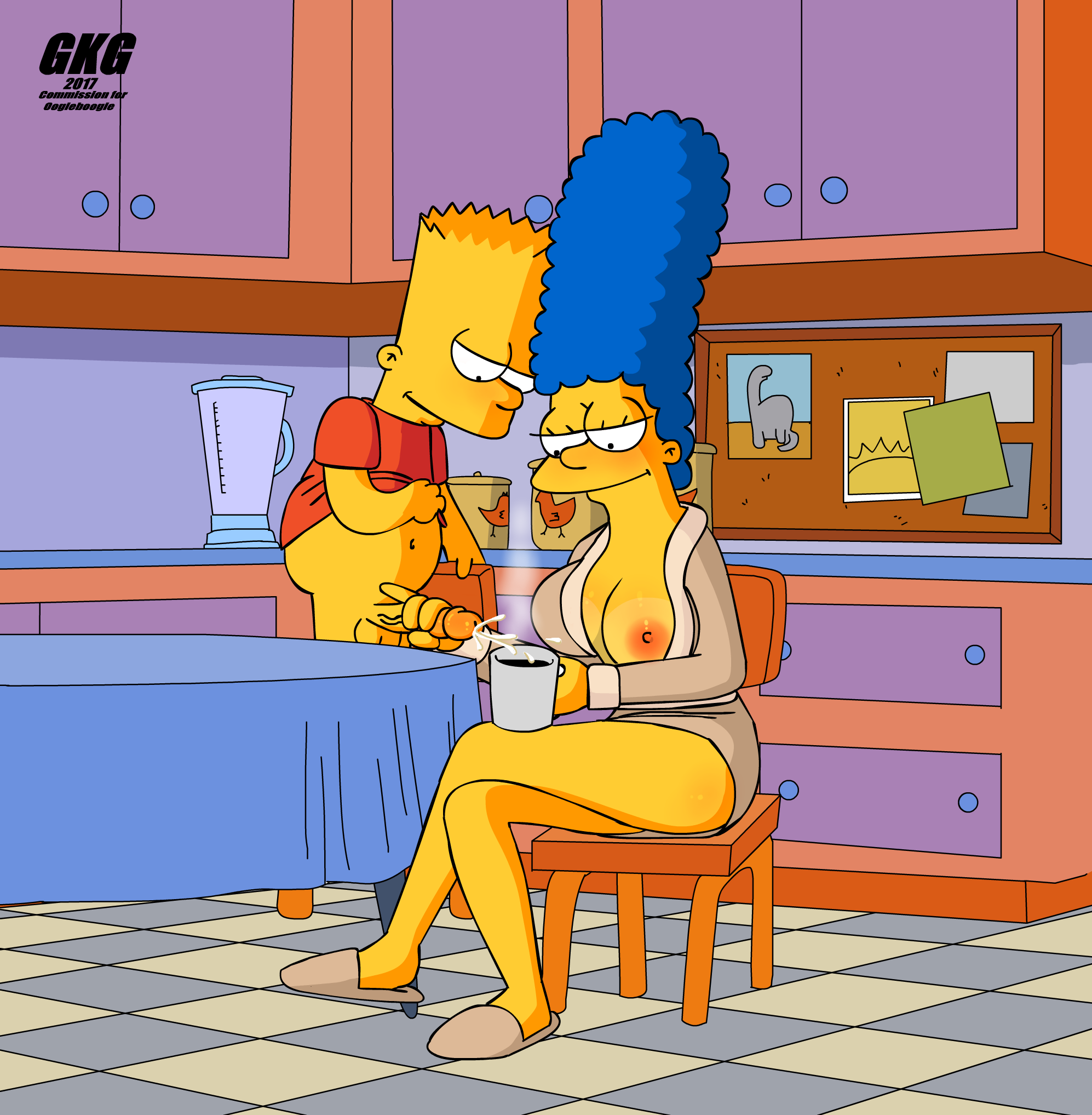 GKG - Marge & Bart (The Simpsons) .