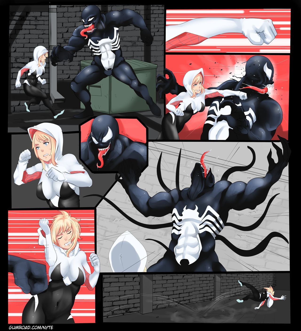 Spiderman- Gwen vs. Venom.