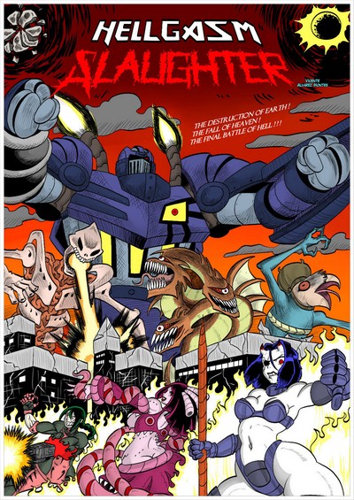 Hellgasm Slaughter- blue striker