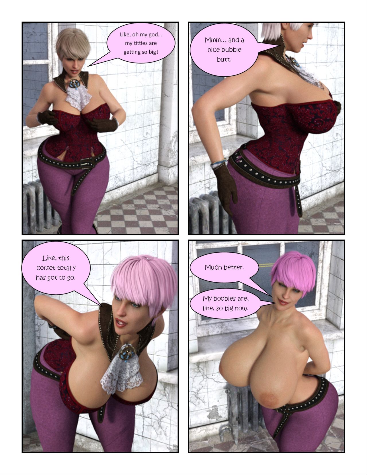 Порно комиксы bimbofication фото 95