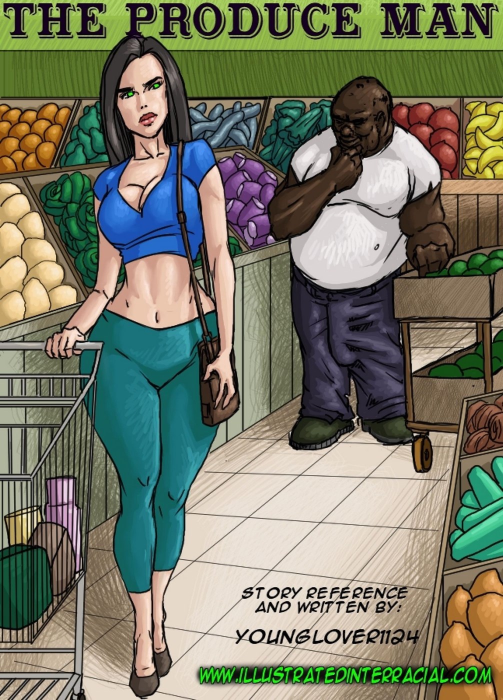 The Produce Man- Illustrated Interracial.