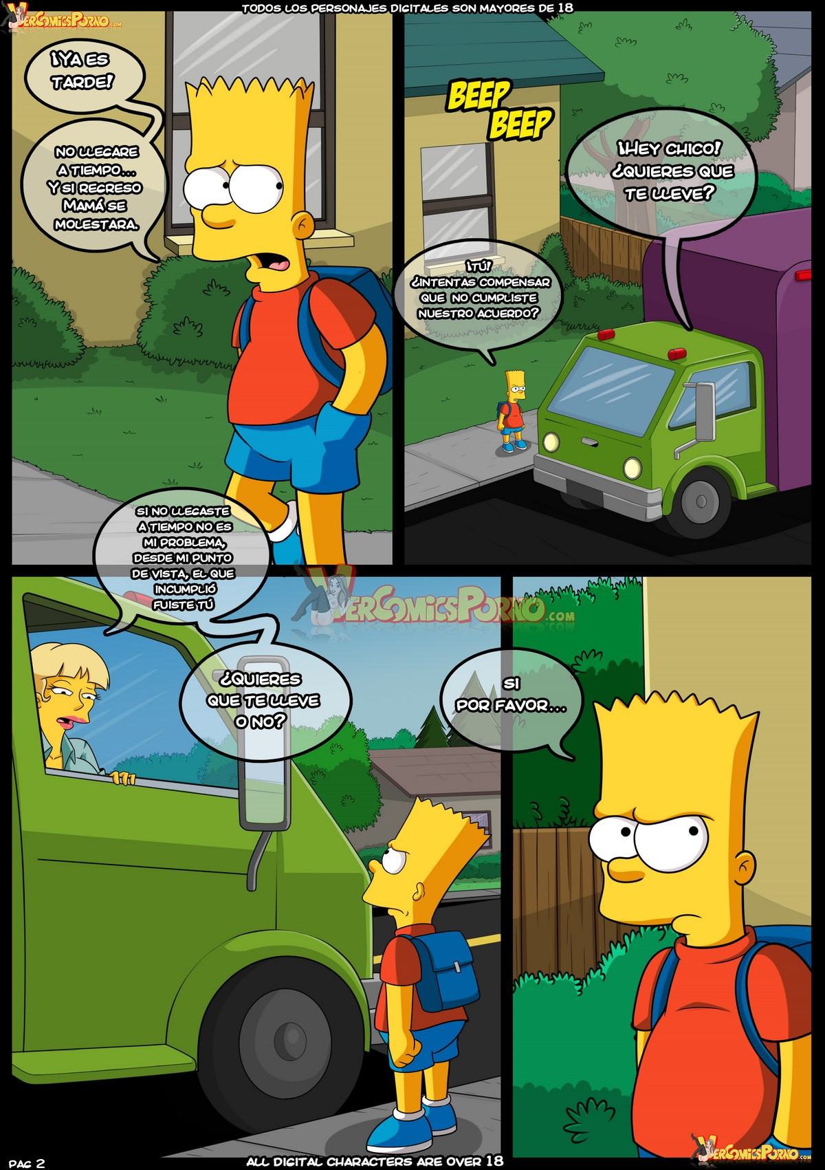 Los Simpsons Old Habits 9 - Croc Spanish.