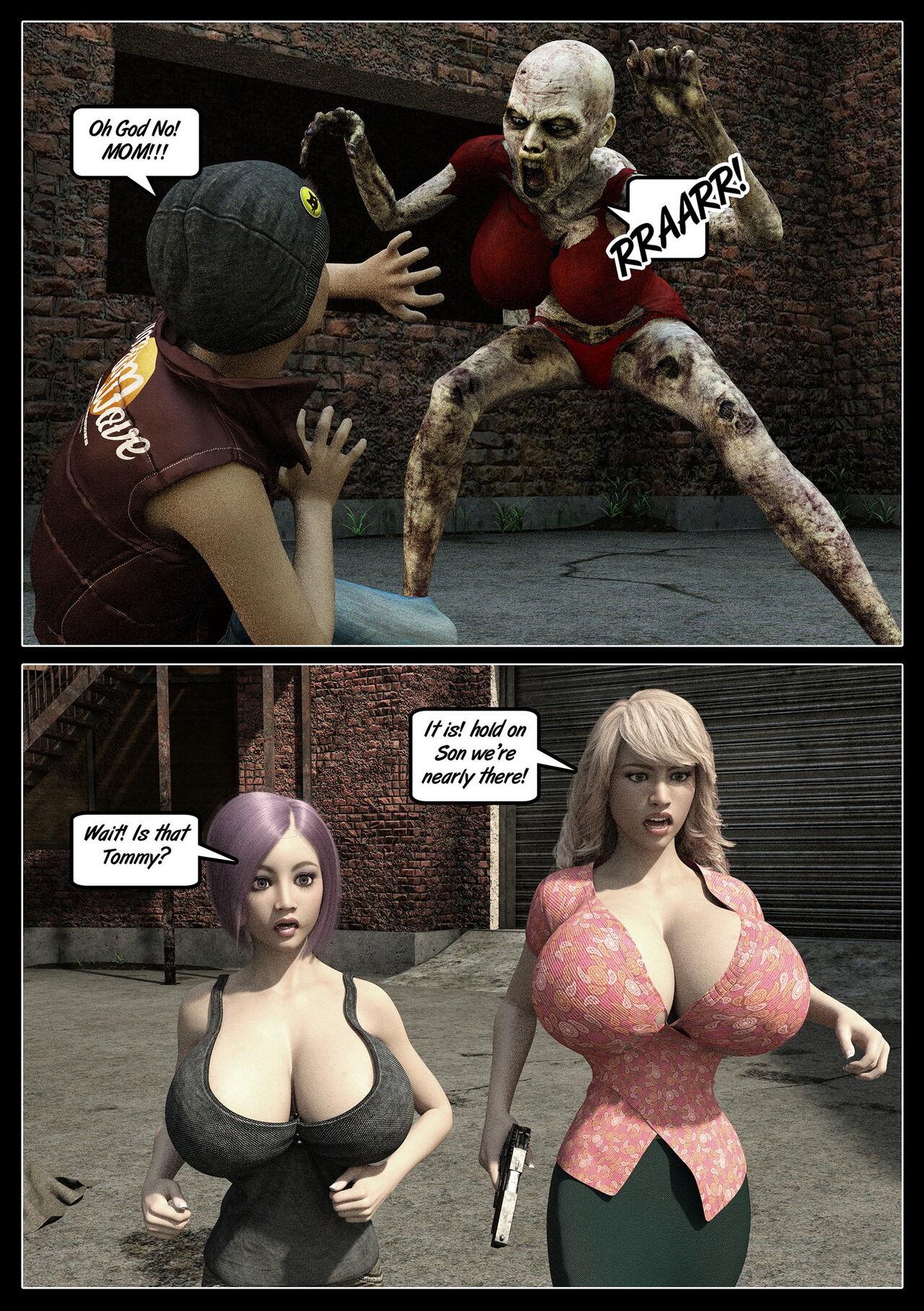 Comic porn 3d zombie